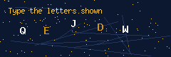 Captcha letters
